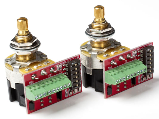 CTS Pot, 500/250K Audio, Push-Pull, Switched, Split Shaft (2 Pack)