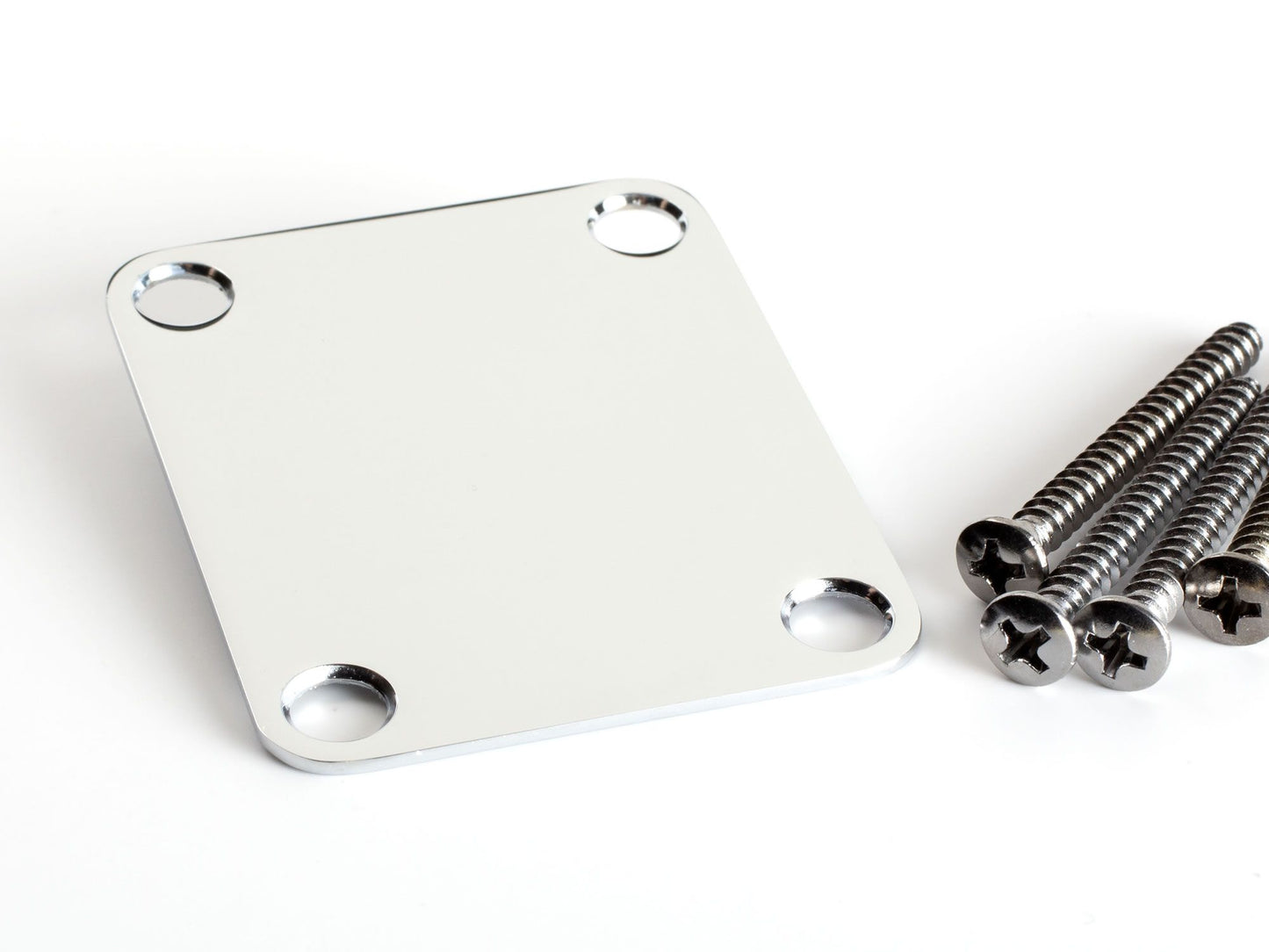 Fender Neck Plate, Chrome, Plain