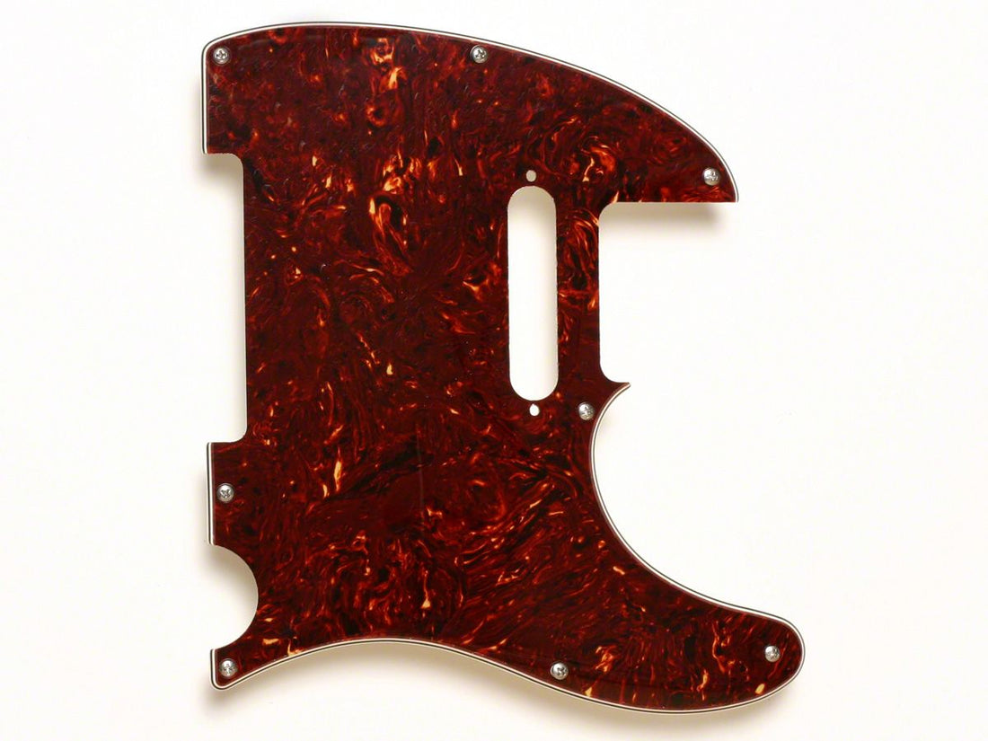 Tortoise Shell Tele Control Plate Fender Telecaster Pickguard, Modern 8-Hole, Tortoise Shell – ToneShapers
