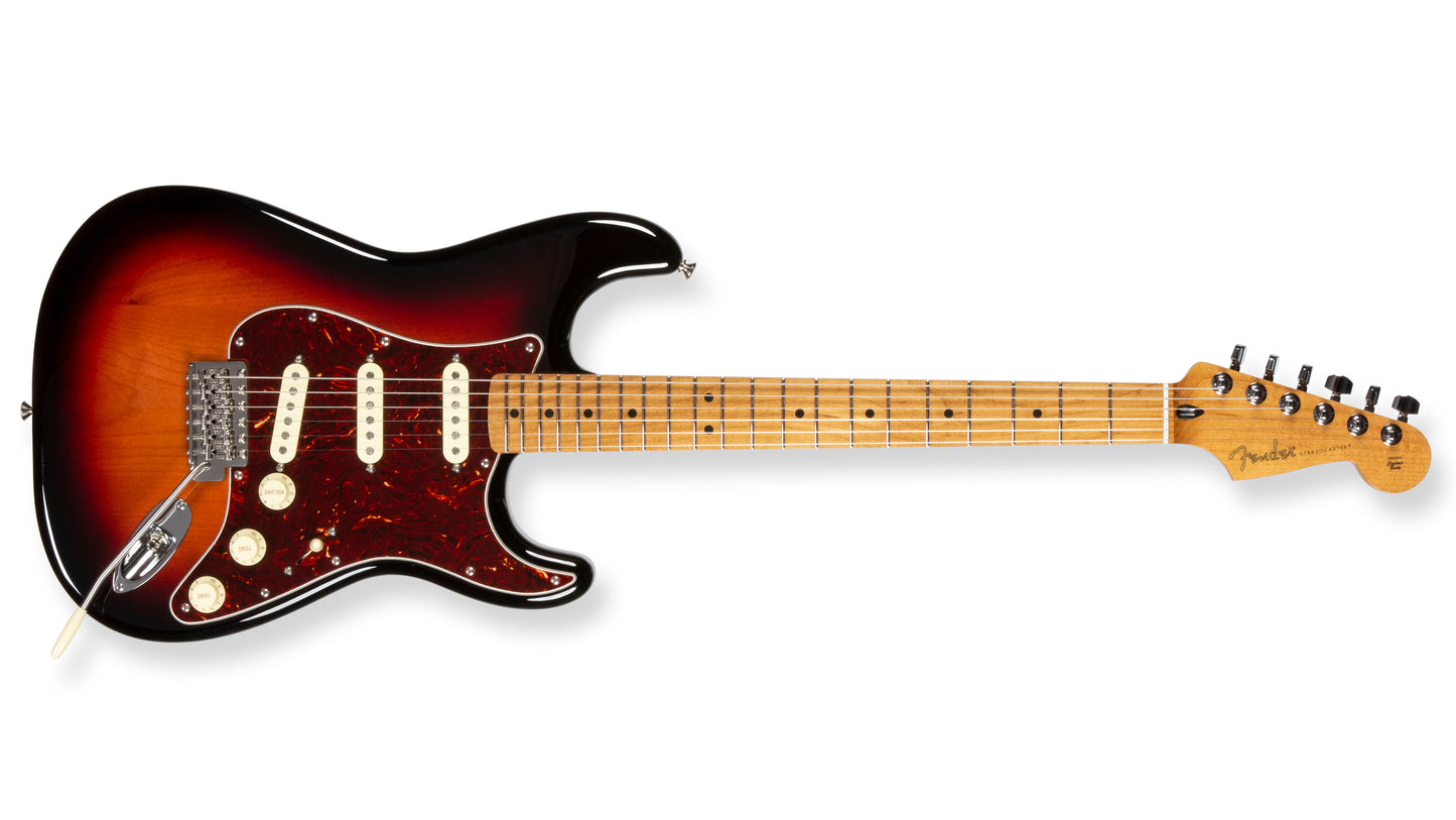 Sunburst Stratocaster, front