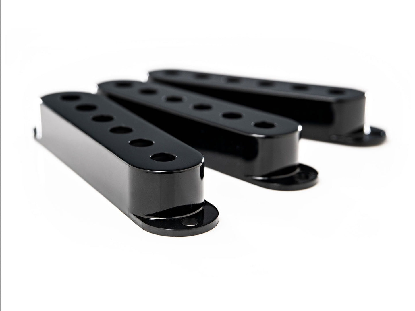 Fender Pickup Cover Set, Strat, Black