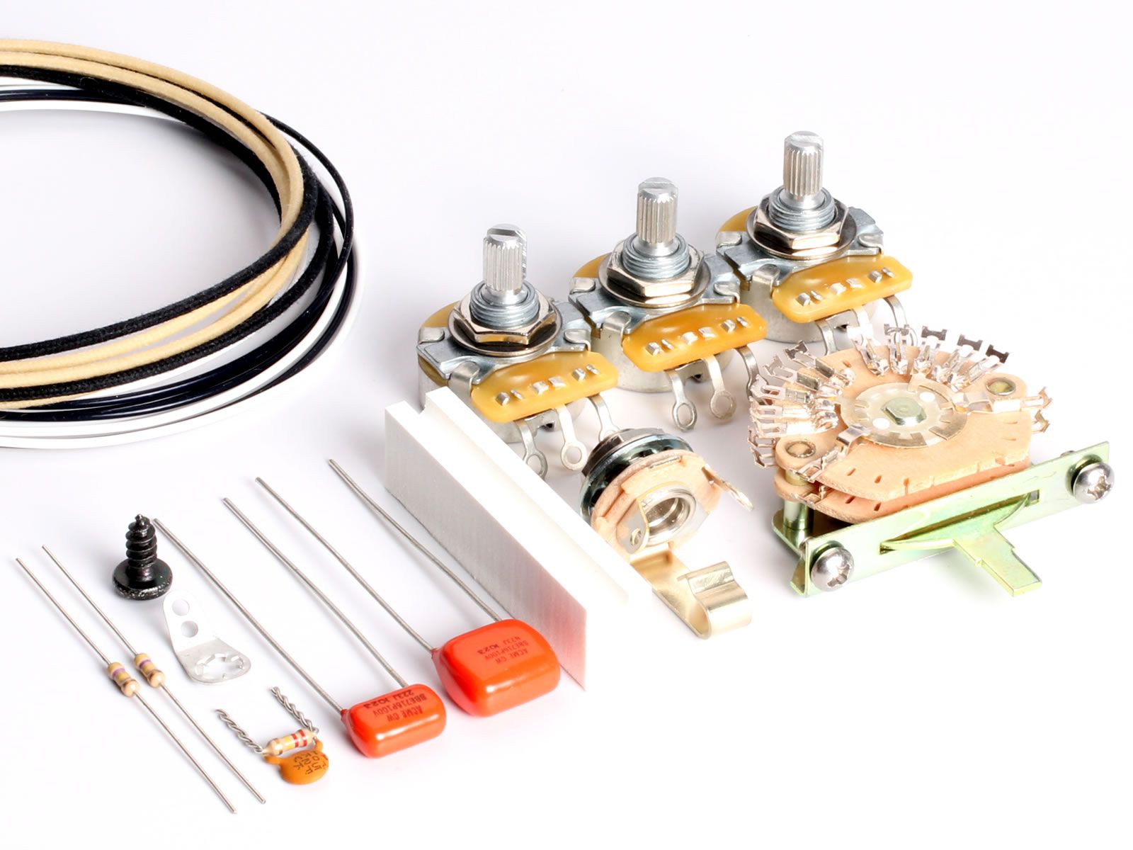 ToneShaper Wiring Kit, Stratocaster, HH1 (Big Apple)