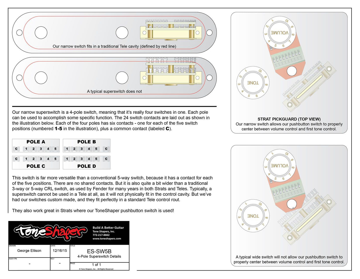 ES-SW5B Switch Details