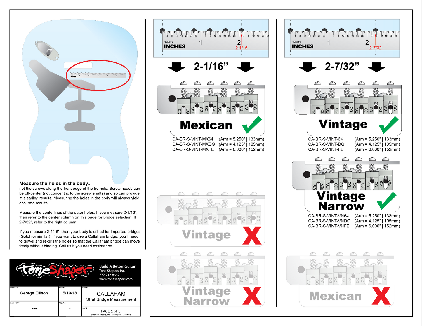 Choosing The Right Trem For Your Guitar