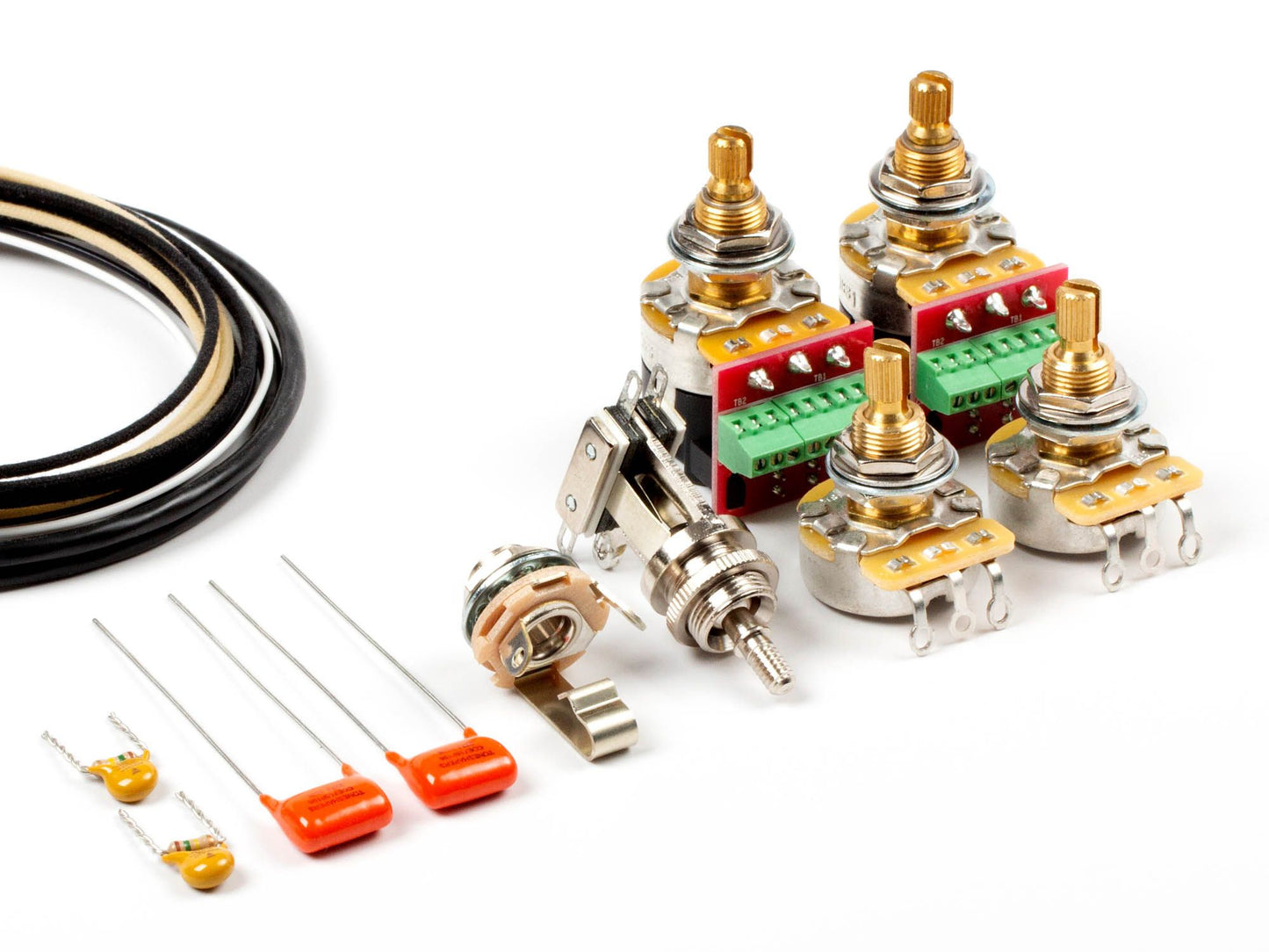 ToneShaper Wiring Kit, Les Paul Std, PP01 Push/Pull Tone Pots